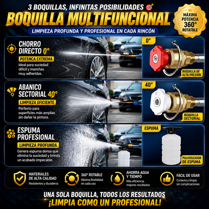 💥💦 Pistola Profesional de Alta Presión Portátil | Doble Batería • Potencia Máxima para una Limpieza Impecable🔥