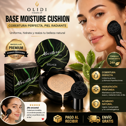 💄 Maquillaje Base Moisture Cushion Hidratante 15g | Cobertura Perfecta, Acabado Natural y Larga Duración 🔥