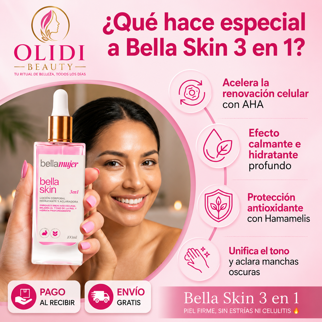Bella skin 3 en1: El Secreto para Aclarar Axilas, Entrepierna y Zona Íntima🔥
