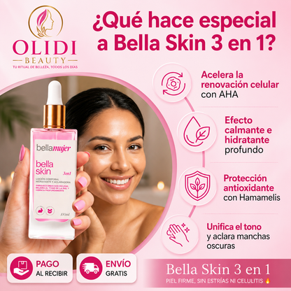 Bella skin 3 en1: El Secreto para Aclarar Axilas, Entrepierna y Zona Íntima🔥
