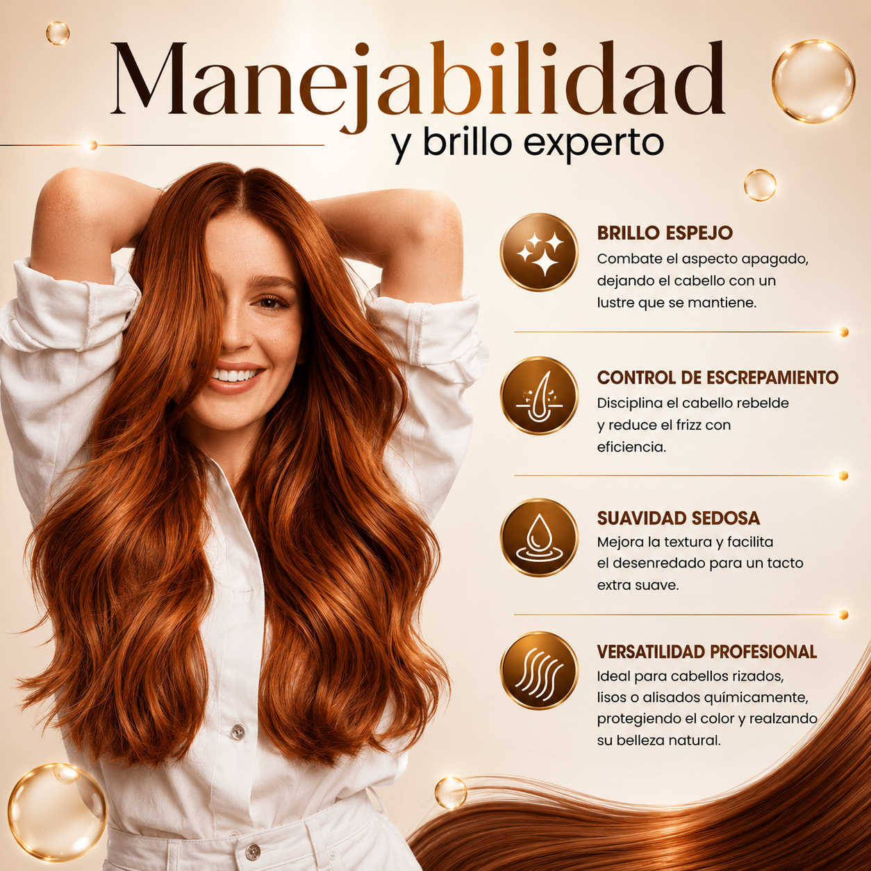 💆‍♀️ Mascarilla Capilar Reparadora con Colágeno 200ml | Cabello Suave, Brillante y Sin Frizz ✨🔥