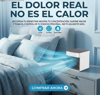 ❄️ Arctic Air® Mini Aire Acondicionado Ultra Evaporativo USB | Enfría, Humidifica y Purifica | 1 Unidad 🔥