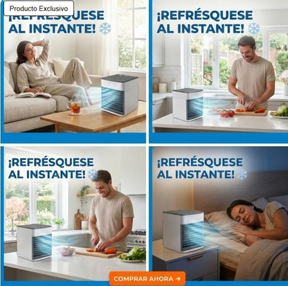 ❄️ Arctic Air® Mini Aire Acondicionado Ultra Evaporativo USB | Enfría, Humidifica y Purifica | 1 Unidad 🔥