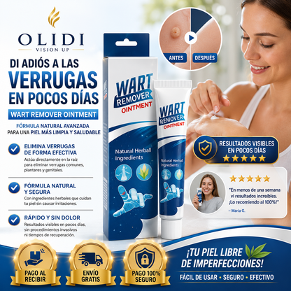 🩹 ¡ELIMINA LAS VERRUGAS SIN COMPLICACIONES! 🔥 Crema Removedora de Verrugas 20 g
