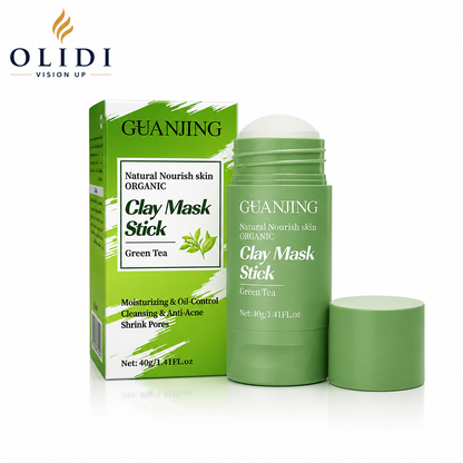 🌿🍃Mascarilla Facial de Té Verde en Stick 40 g | Limpieza Profunda 🔥