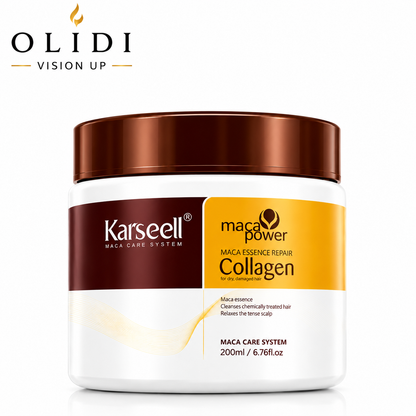 💆‍♀️ Mascarilla Capilar Reparadora con Colágeno 200ml | Cabello Suave, Brillante y Sin Frizz ✨🔥